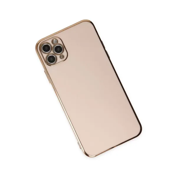 Apple İphone 11 Pro Max Kılıf Volet Silikon - Pembe