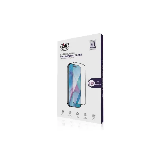 Apple İphone 16 Pro Bilvis 0.18mm Plus Cam Ekran Koruyucu