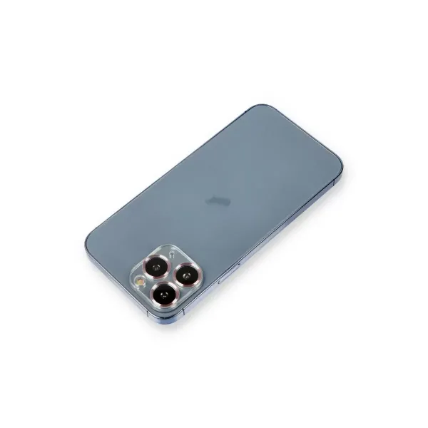 Apple İphone 11 Pro Max Metal Kamera Lens Koruma Cam - Mor
