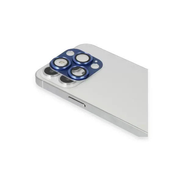 Apple İphone 13 Pro Max Pers Alüminyum Kamera Lens - Lacivert