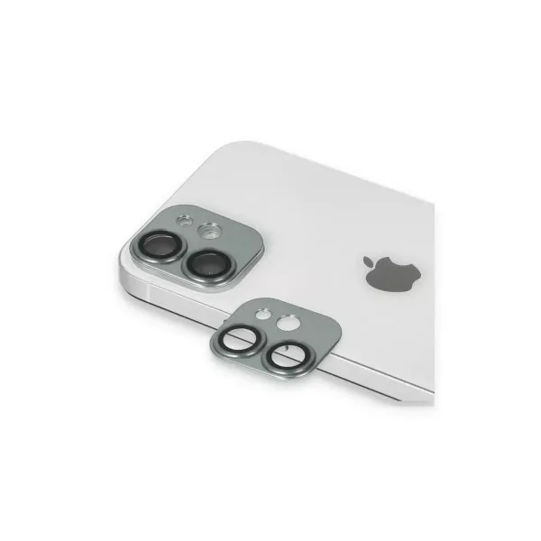 Apple İphone 11 Pers Alüminyum Kamera Lens - Yeşil