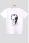 Atatürk ve İmzası Ay Yıldız Bayrak Baskılı Kombin Penye Çocuk Genç  Beyaz Kırmızı T-shirt