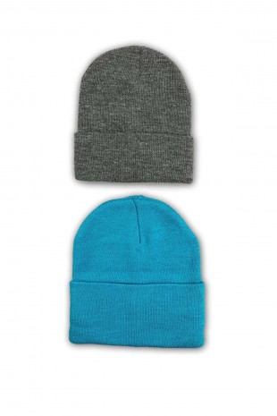 2 adet Unisex Basic Düz Bere Koyu Gri Yeşil