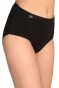 4 Adet Tutku Kadın Yüksek Bel Bato İnce Lastik Külot Siyah