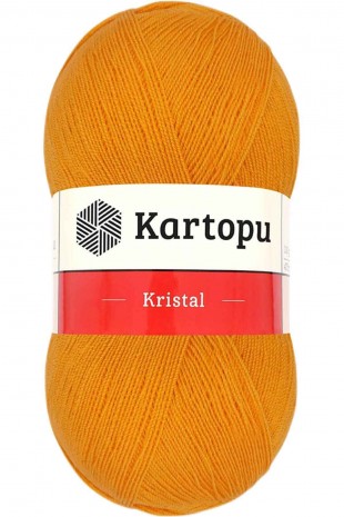 Kristal Çift Katlı El Örgü Lif İpi Portakal K312