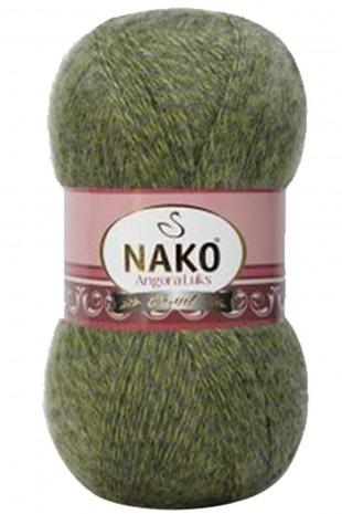 Angora Lüks El Örgü İpi Yeşil Muline 21358