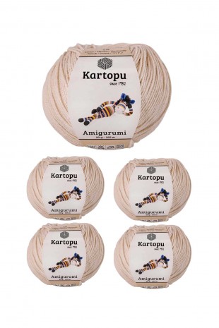 5 Adet Amigurumi El Örgü İpi 50gr 354
