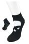 2 Adet Kaydırmaz Taban Kadın Dans Pilates Ve Yoga Çorabı Siyah Krem
