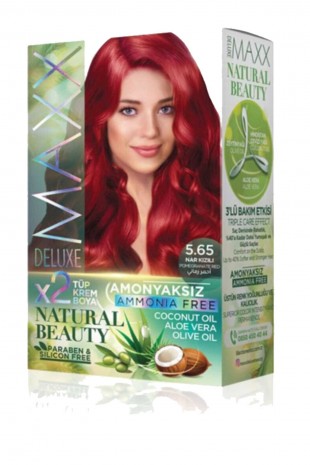 Natural Beauty Amonyaksız Saç Boyası 5.65 Nar Kızılı