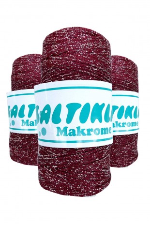 3 Adet Polyester Simli Makrome İpi SG-1560