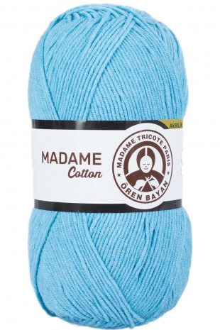 Madame Cotton El Örgü İpi Yünü 100 gr 016 Turkuaz