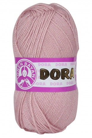 Dora El Örgü İpi Yünü 100 gr 001 Pudra Pembe
