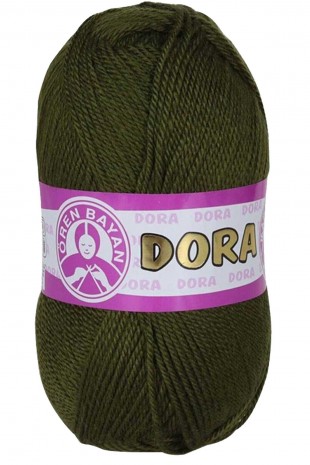 Dora El Örgü İpi Yünü 100 gr 077 Haki