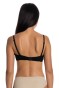 Dolgulu Flamlı Balenli Sütyen Siyah