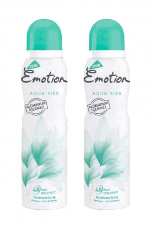 2 Adet Aqua Kiss Kadın Deodorant Sprey 150 ml