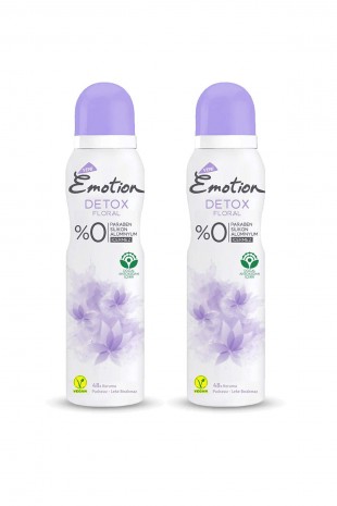 2 Adet Detox Floral Kadın Deodorant Sprey 150 ml