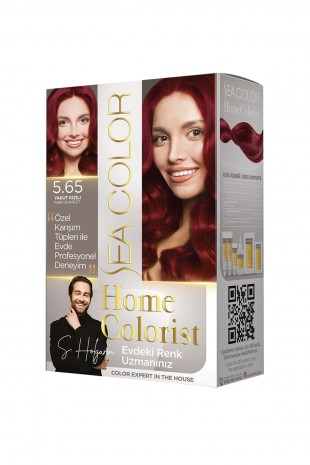 2 Tüp Home Colorist 5.65 Yakut Kızılı Premium Saç Boyası Evde Profesyonel Sonuç