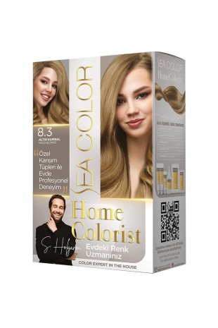 2 Tüp Home Colorist 8.3 Altın Kumral Premium Saç Boyası Evde Profesyonel Sonuç