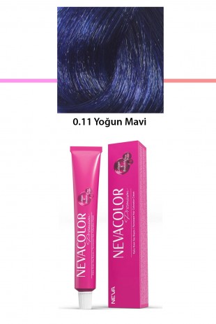 Premium 0.11 Yoğun Mavi - Kalıcı Krem Saç Boyası 50 g Tüp