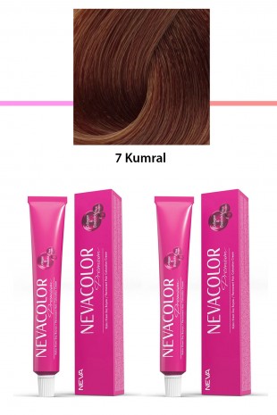 2 li Set Premium 7 Kumral - Kalıcı Krem Saç Boyası 2 X 50 g Tüp