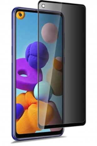 Samsung A21s Uyumlu Hayalet Ekran Gizli Tam Kaplayan Kırılmaz Cam Seramik Ekran Koruyucu Film