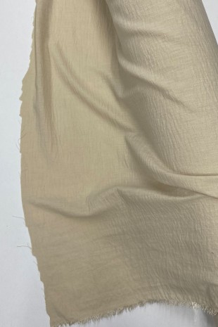 Keten Kumaş - Organik Kumaş - Perde Kumaşı - Ince Keten - Kıyafet Için Kumaş Örtü Bej 80
