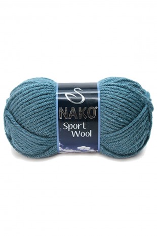 Sport Wool Atkı Bere Ceket Yelek Örgü İpi Yünü No: 185 Fırtına