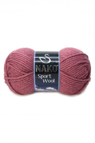 Sport Wool Atkı Bere Ceket Yelek Örgü İpi Yünü No: 327 Gül Kurusu