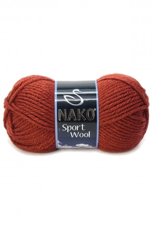 1 Adet Sport Wool Atkı Bere Ceket Yelek Örgü İpi Yünü No: 4409 Kiremit