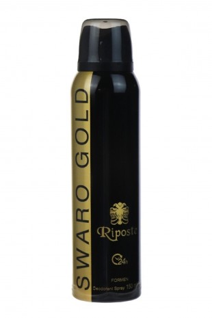 Riposte 24 Saat Etkili Erkek Deodorant -  Swaro Gold - 150 Ml