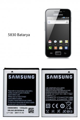 Samsung 5830 Galaxy Ace İle Uyumlu - 1350 Mah Batarya Pil