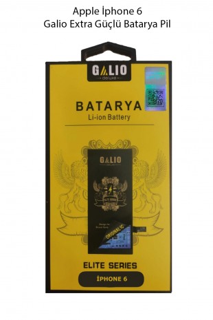 Apple İphone 6 Galio Extra Güçlü Batarya Pil 2400 Mah