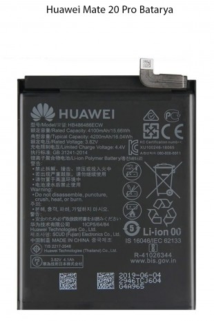 Huawei Mate 20 Pro Batarya Pil 4200 Mah