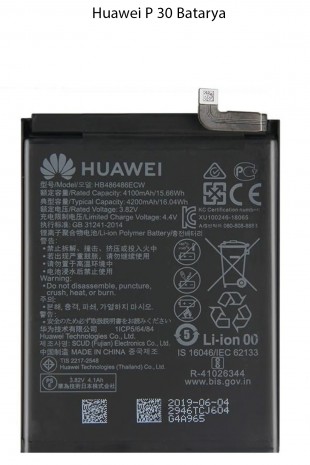 Huawei P30 Batarya Pil 4100 Mah