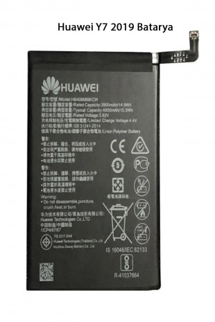 Huawei Y7 2019 Batarya Pil 4000 Mah