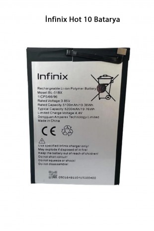 İnfinix Hot 10 Batarya Pil 5200 Mah