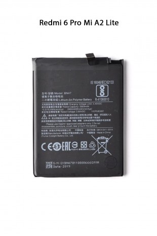 Redmi 6 Pro Mi A2 Lite Telefonlarla Uyumlu Batarya 4000 mAh
