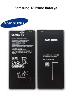 Samsung Galaxy J7 Prime Telefonlarla Uyumlu Batarya 3300 mAh