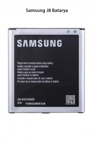 Samsung Galaxy J8 Telefonlarla Uyumlu Batarya 3000 mAh