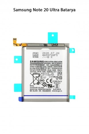 Samsung Note 20 Ultra Telefonlarla Uyumlu Batarya 4500 mAh