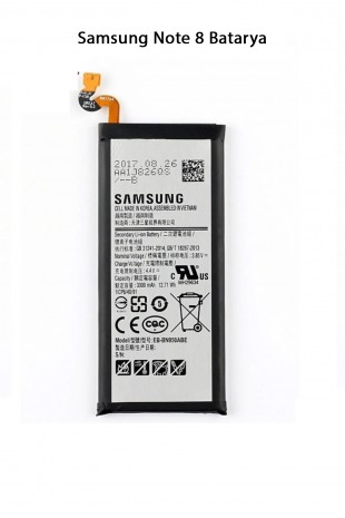 Samsung Note 8 Telefonlarla Uyumlu Batarya 3300 mAh