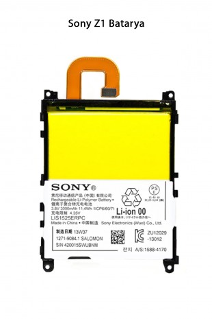 Sony Xperia Z1 Telefonlarla Uyumlu Batarya 3000 mAh