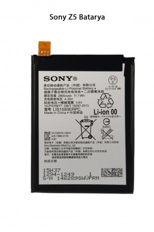 Sony Xperia Z5 Telefonlarla Uyumlu Batarya 2900 mAh