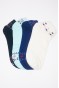 Kadın Bilek Çorap Yazlık Pamuklu Yumuşak Düz Renk 4 Çift