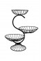 Nilşah S Model Modern 3 Katlı Metal Meyvelik