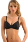 Orkide Kadın Siyah Balensiz Demirsiz Desteksiz Dolgusuz Soft Cup Sütyen 9900