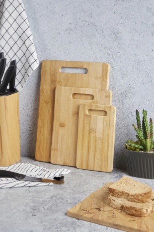 Bamboo 3 Lü Kesme Tahtası