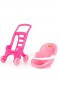 Polesie Oyuncak Bebek Arabası Pembe 2x1 36 Cm