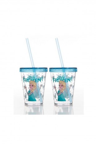 Pipetli Bardak Lisanslı Frozen