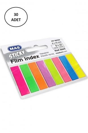 Mas Index Film 25 * 8 Renk 10 Mm Genişliği